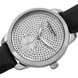 Akribos XXIV Quartz Silver Dial Ladies Watch AK1089SSBK - The Watches Men & Co #2