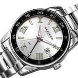 Akribos XXIV Quartz Silver Dial Silver-tone Men's Watch AK1055SS - The Watches Men & Co #2