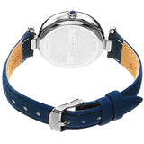 Akribos XXIV Quartz White Dial Blue Leather Ladies Watch AK1070BU - The Watches Men & Co #4