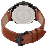 Akribos XXIV Quartz White Dial Brown Leather Men's Watch AK1109BRBK - The Watches Men & Co #4