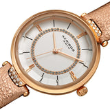 Akribos XXIV Quartz White Dial Ladies Watch AK1116PK - The Watches Men & Co #2