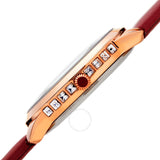 Akribos XXIV Red Dial Red Leather Ladies Watch AK1059RD - The Watches Men & Co #3