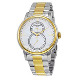 Akribos XXIV White Matte Dial Two-tone Men's Watch AK728TTG - The Watches Men & Co