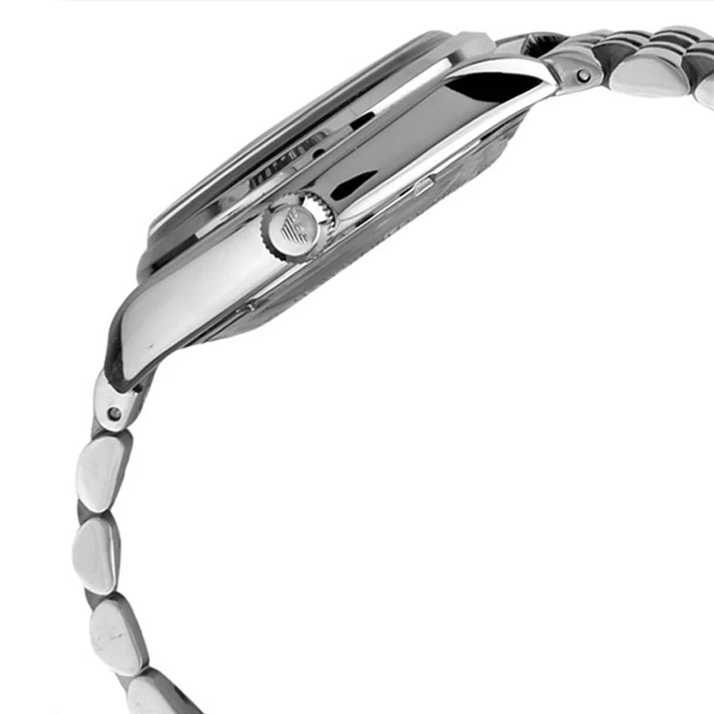 Emporio Armani AR0369 watch detail side profile with bracelet and case