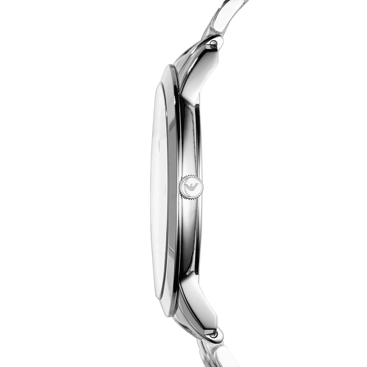 Emporio Armani AR1745 watch side profile showing case thickness