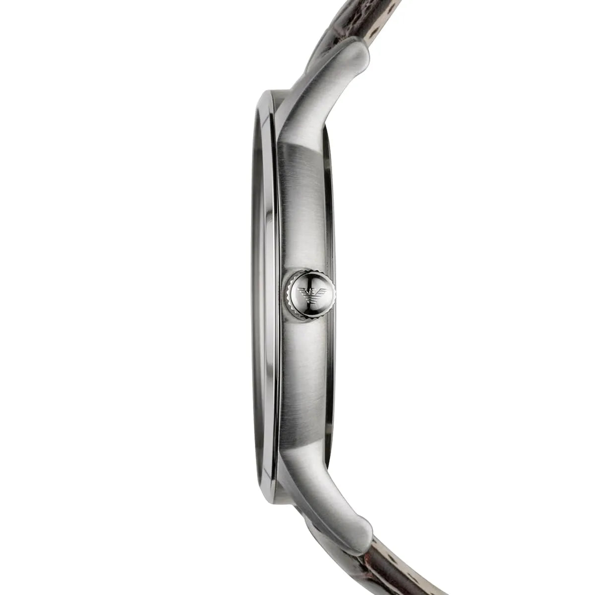 AR2413 watch side view showing case profile and crown detail