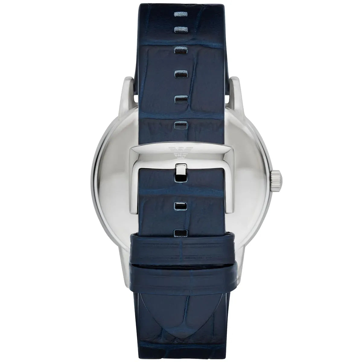 Emporio Armani AR2501 case back with solid stainless steel and eagle logo