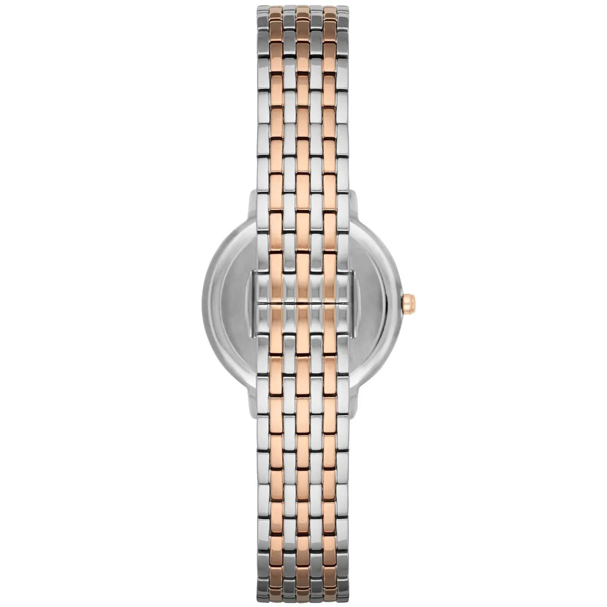 Emporio Armani AR2515 two-tone steel and rose gold metal link bracelet