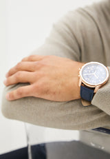 Armani Exchange Banks Chronograph Quartz Blue Dial Men’s Watch AX1723 - Watch