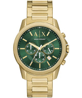 Armani Exchange Chronograph Gold-Tone Green Dial Men's Watch AX1746 ax1746 - Image 1