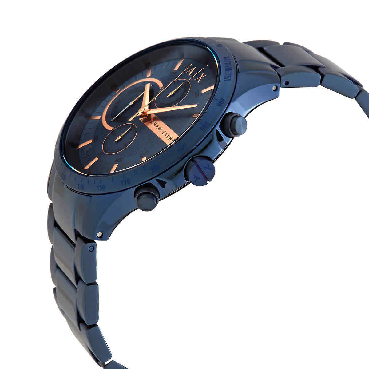 Armani Exchange Hampton Chronograph Quartz Blue Dial Men’s Watch AX2430 - Watch