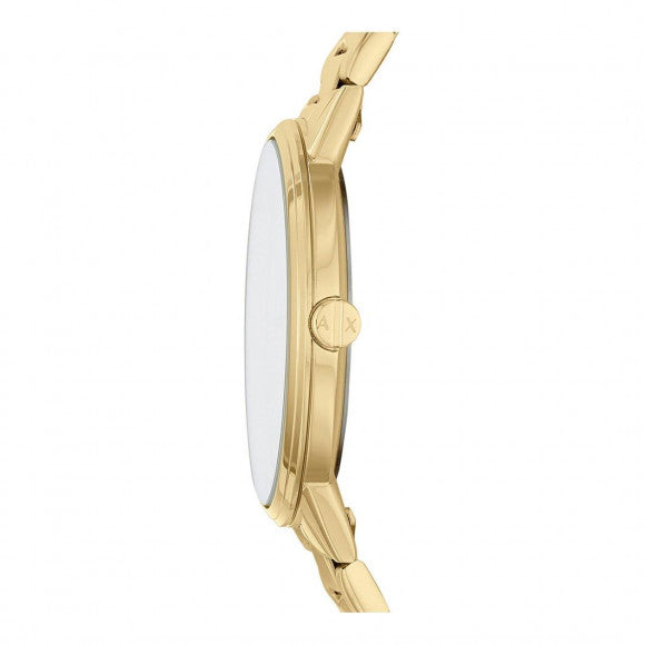 Armani Exchange Three-Hand Gold-Tone Stainless Steel Men’s Watch AX2707 - Watch