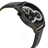 August Steiner Black Dual Time Dial Men's Watch AS8010BK - The Watches Men & Co #2