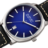 August Steiner Blue Dial Black Leather Men's Watch AS8245BUBK - The Watches Men & Co #2