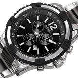 August Steiner Chronograph Quartz Black Dial Men's Watch AS8229TTB - The Watches Men & Co #2