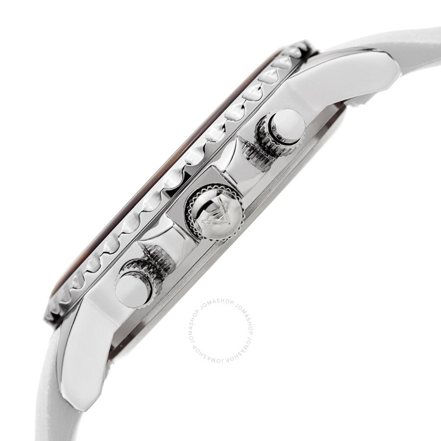 August Steiner Chronograph Quartz White Dial Ladies Watch AS8268WT - The Watches Men & Co #3