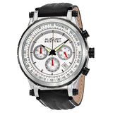 August Steiner Chronograph Silver Dial Men's Watch AS8085SS - The Watches Men & Co