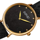 August Steiner Quartz Diamond Black Dial Ladies Watch AS8242BK - The Watches Men & Co #2
