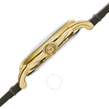 August Steiner Grey Black Leather Ladies Watch AS8110YG - The Watches Men & Co #3