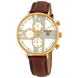 August Steiner Multifunction Silver Dial Ladies Watch AS8220BRYG - The Watches Men & Co