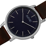 August Steiner Quartz Crystal Blue Dial Men's Watch AS8273BRBU - The Watches Men & Co #2