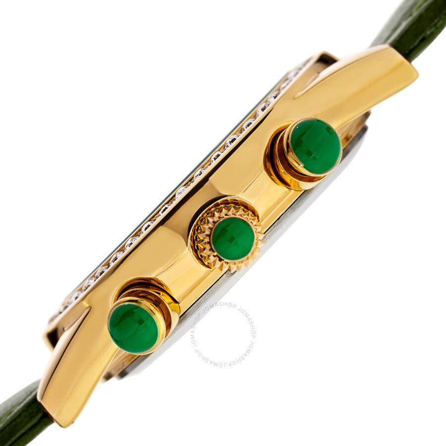 August Steiner Quartz Crystal Green Dial Ladies Watch AS8236GN - The Watches Men & Co #3