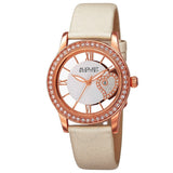 August Steiner Quartz Crystal White Dial Ladies Watch AS8176WTR - The Watches Men & Co