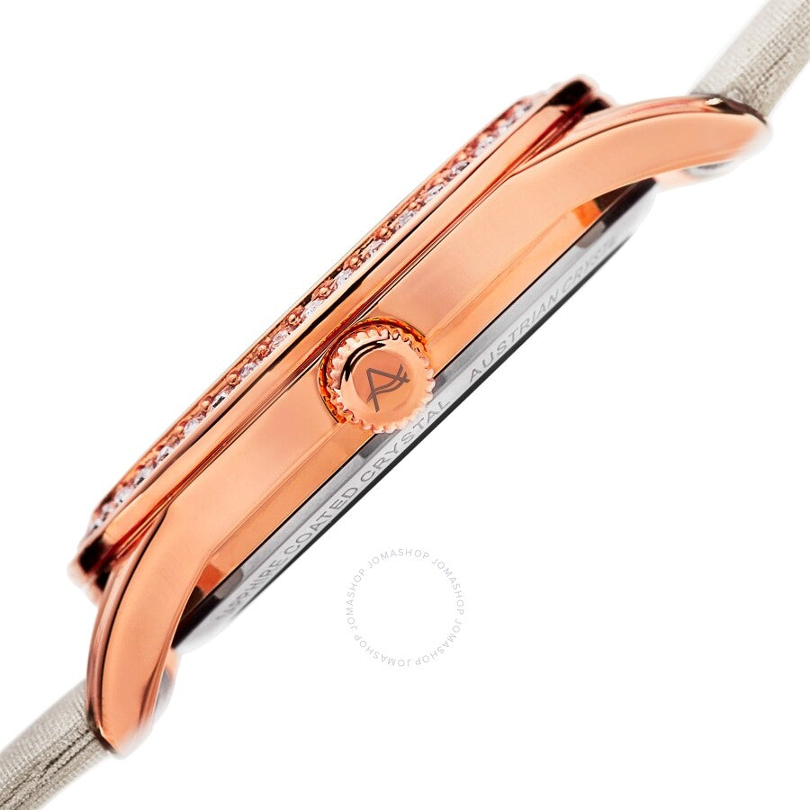 August Steiner Quartz Crystal White Dial Ladies Watch AS8176WTR - The Watches Men & Co #3