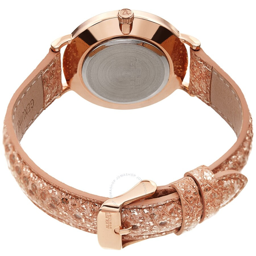 August Steiner Quartz Crystal White Dial Ladies Watch AS8258RG - The Watches Men & Co #4