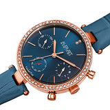 August Steiner Quartz Diamond Blue Dial Ladies Watch AS8288BU - The Watches Men & Co #2