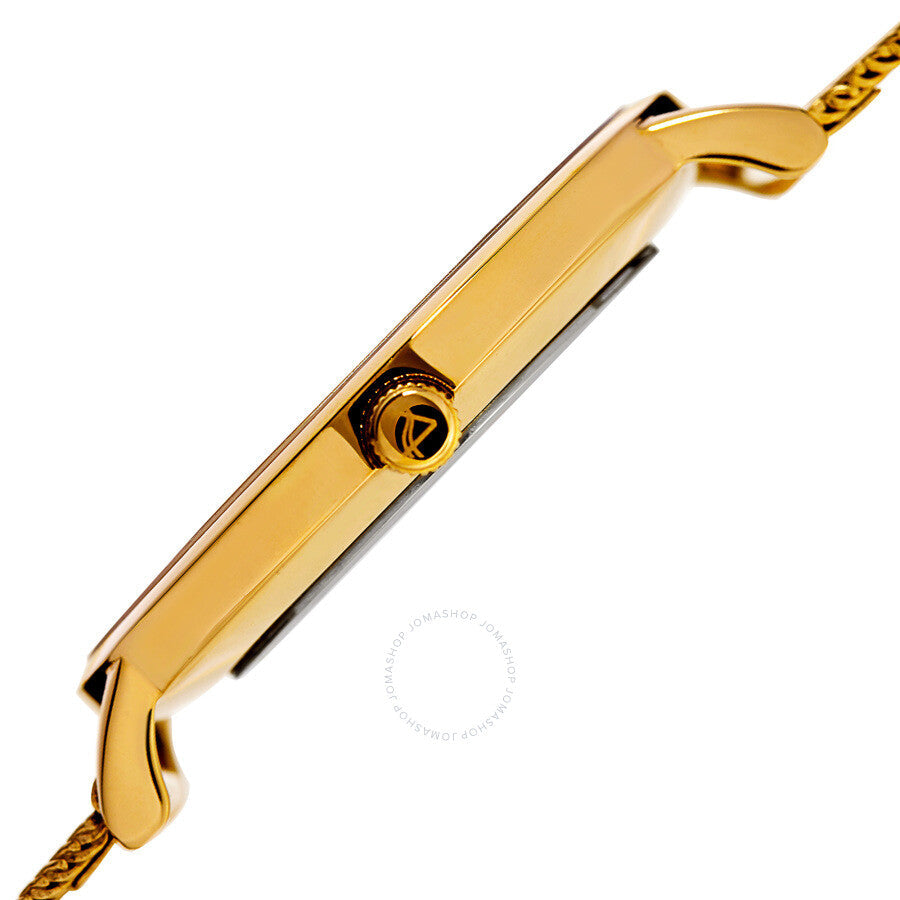 August Steiner Quartz Diamond Orange Dial Ladies Watch AS8207YG - The Watches Men & Co #3