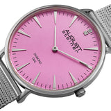 August Steiner Quartz Diamond Pink Dial Ladies Watch AS8207SS - The Watches Men & Co #2