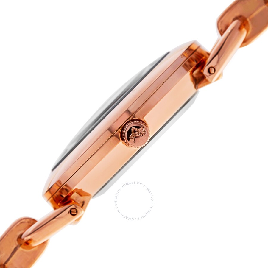 August Steiner Quartz Diamond Rose Dial Rose Gold-tone Ladies Watch AS8132RG - The Watches Men & Co #3