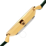 August Steiner Quartz Green Dial Green Leather Ladies Watch AS8263GN - The Watches Men & Co #3