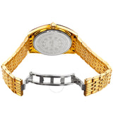 August Steiner Quartz Orange Dial Ladies Watch AS8235YGOR - The Watches Men & Co #4