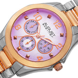 August Steiner Quartz Purple Dial Ladies Watch AS8150TTR - The Watches Men & Co #2