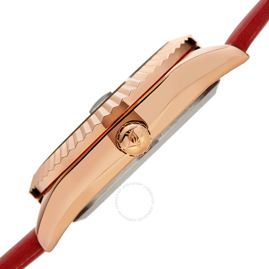 August Steiner Quartz Red Dial Ladies Watch AS8275RD - The Watches Men & Co #3