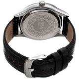 August Steiner Quartz Silver Dial Black Leather Men's Watch AS8243SSBK - The Watches Men & Co #4