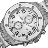 August Steiner Quartz Silver Dial Silver-tone Alloy Men's Watch AS8140SS - The Watches Men & Co #2
