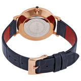 August Steiner Quartz White Dial Blue Leather Ladies Watch AS8287BU - The Watches Men & Co #3