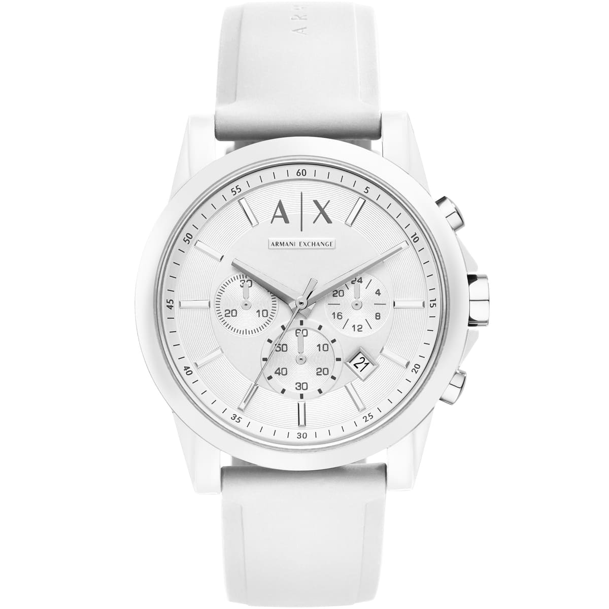 Armani Exchange AX1325 Men's Hampton Silver Dial Watch AX1325 - Image 2
