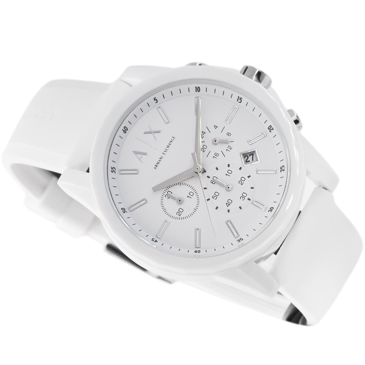 Armani Exchange AX1325 Men's Hampton Silver Dial Watch AX1325 - Image 9