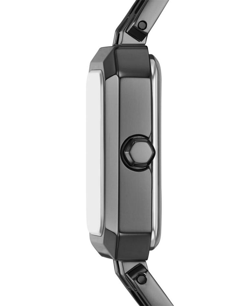 Side view of Armani Exchange AX5812 watch case and crown