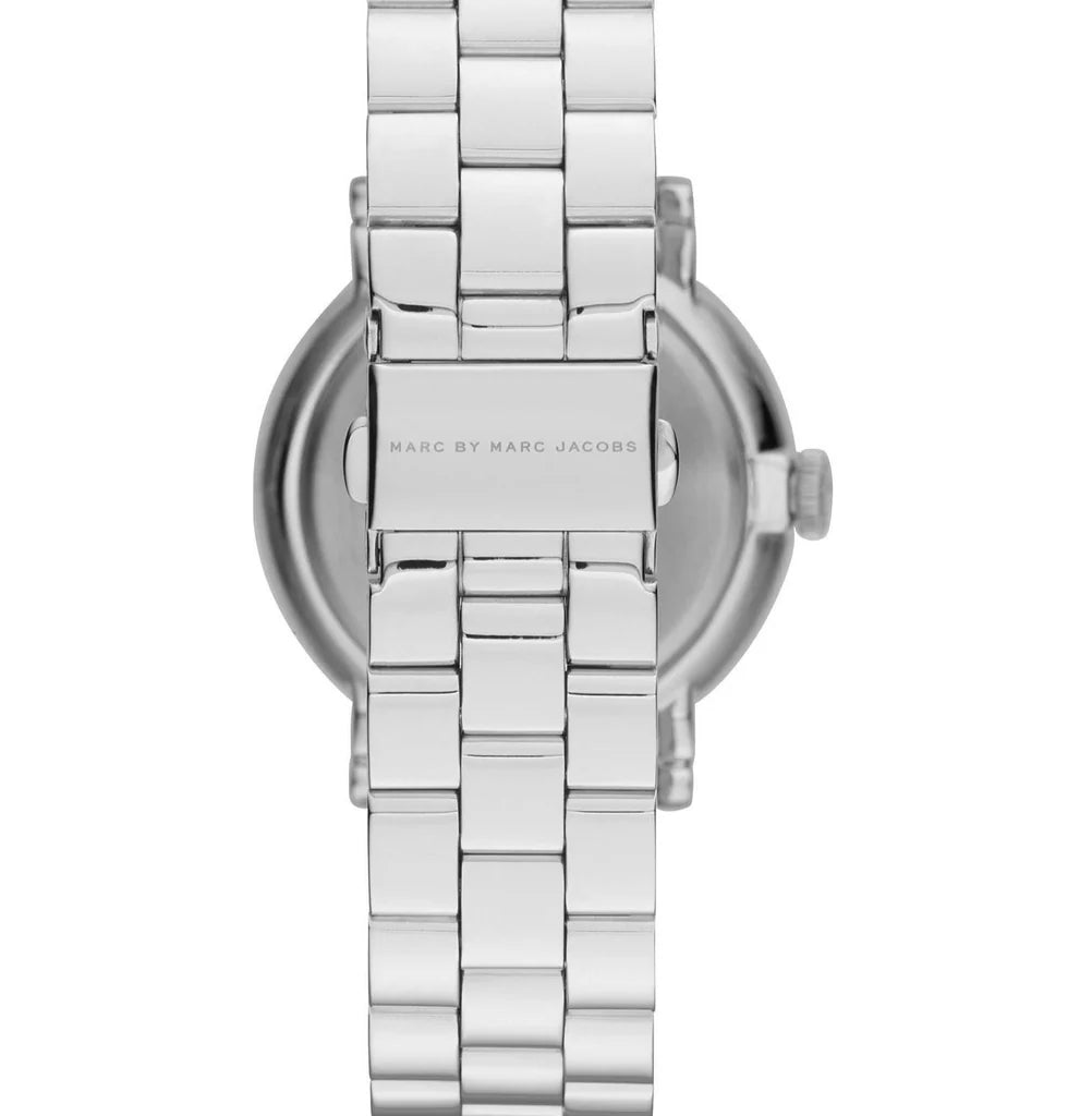 Marc By Marc Jacobs Baker Pink Dial Silver Tone Watch MBM3283