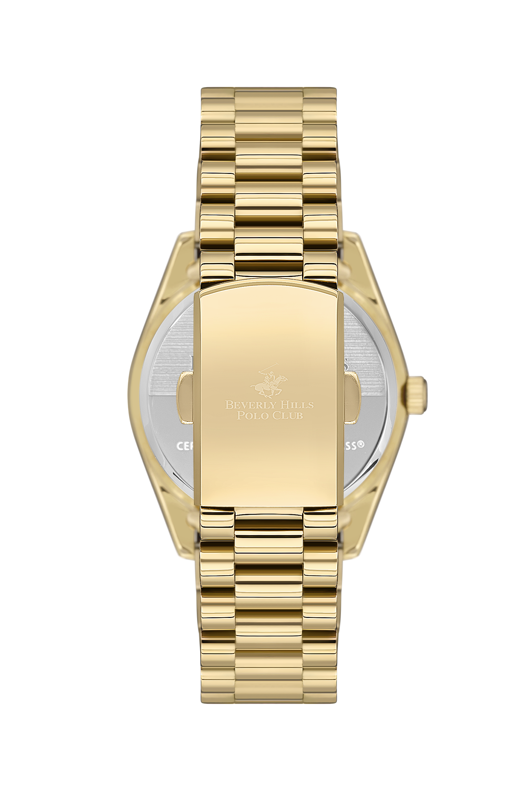 BEVERLY HILLS POLO CLUB Women’s 36 MM Gold Analog Stainless Steel Watch – BP3592C.120 - Watch