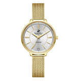 BEVERLY HILLS POLO CLUB Women’s Gold Mesh Diamond Watch – BP3312X.130 - Watch