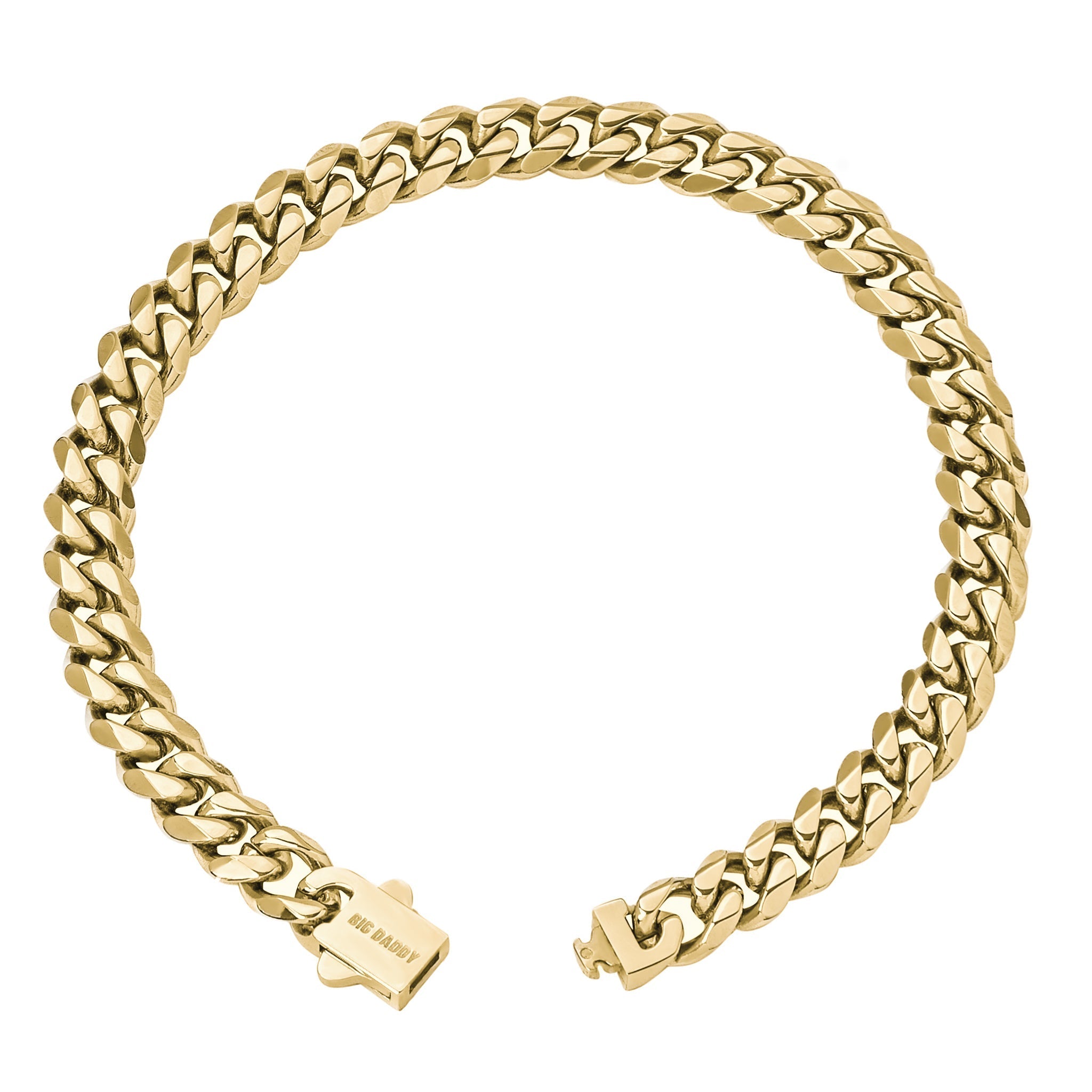 Big Daddy 10MM Cuban Link 18K Gold Bracelet - Bracelet