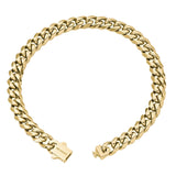 Big Daddy 10MM Cuban Link 18K Gold Bracelet - Bracelet