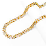 Big Daddy 12MM Baguette Iced Out Rhombus Cuban Gold Chain - Chain