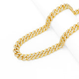 Big Daddy 12MM Bling Cuban Link Gold Chain - Chain